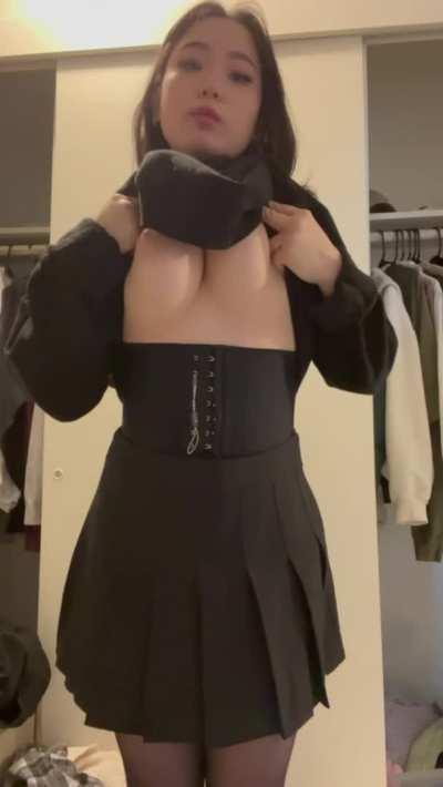 I hope you like Korean girls with 32J tits!