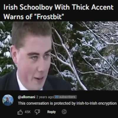 Irish-to-Irish conversation (heil spez)