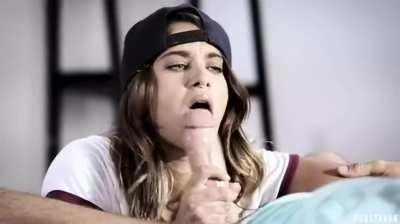 Step Sis Tries To Prove She Is Not Lesbian