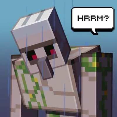 TIL: The Iron Golem's pupils aren't red.