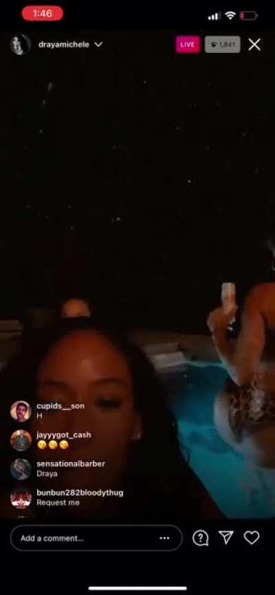 Ya missing out rn on her IG Live