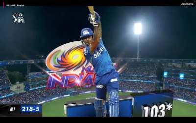 SKY brings up his 100 in great style!