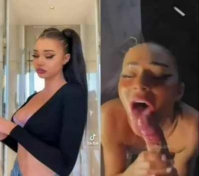 from tiktok to sucking a cock