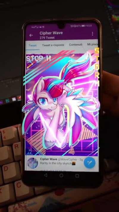 Z I P P ♡ (Art by me @wavecipher on Twitter)