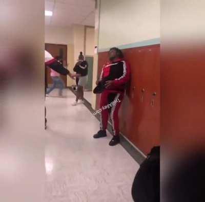 Immediate KO between two students