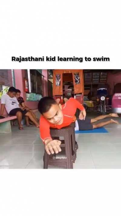 Pr swimming kyu sikh rhe? Kaam to aayega nhi. 