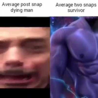 Thanos is the real Gigachad