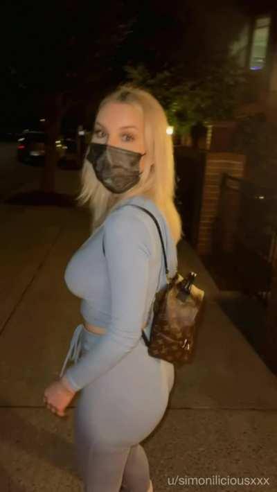 He wanted to feel my tits