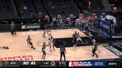 [Highlight] Rondo splits the defence for a beautiful finish at the rim