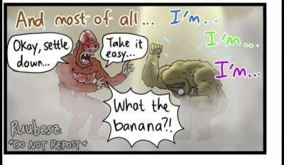 Kong is a goofy goober 