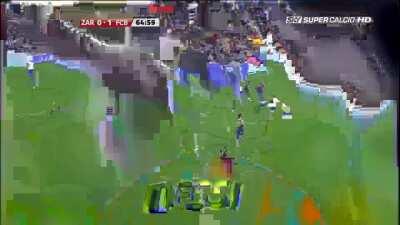 Can't tell what's better, the goal or the commentating by Ray Hudson. Messi vs Zaragoza (2010)