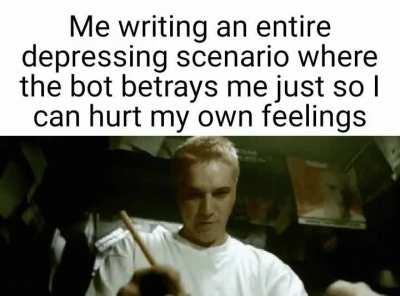 It hurts to do this.