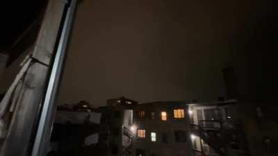 Big storm, eerie tornado sirens, and the L