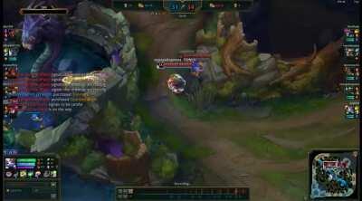 I see your Rakan steals, and raise you my blind, yuumi Q, baron steal