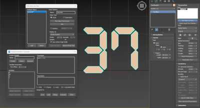 3D Digital Clock Issue