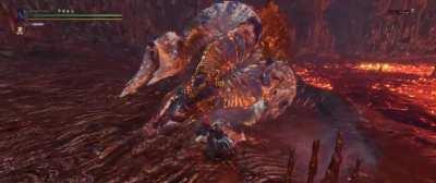 Perfectly Brutal View of Kulve's Horns Shattering