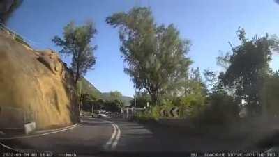 going fast on a motorcycle