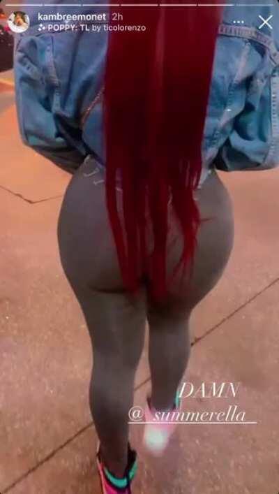 Two clips from her friend’s story (watch all the way through)