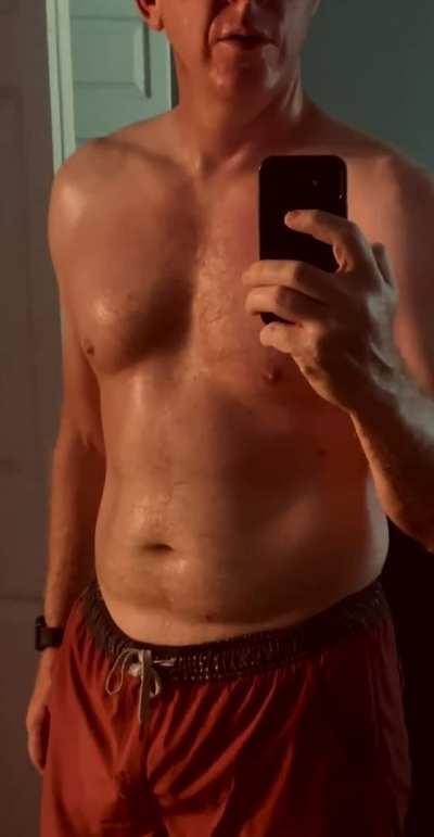 Breath work after a long, sweaty run [m]