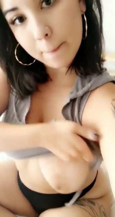 Fully organic, grass fed, free range boobies