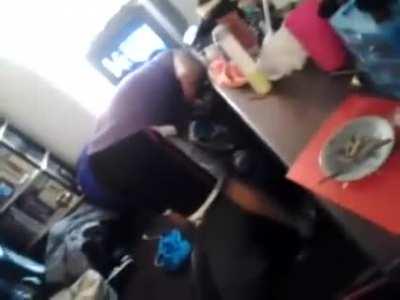 Girl beaten til she pees for running her mouth