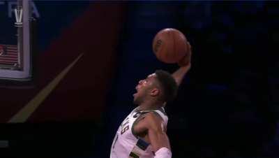 [Highlight] Giannis drives and throws it down!
