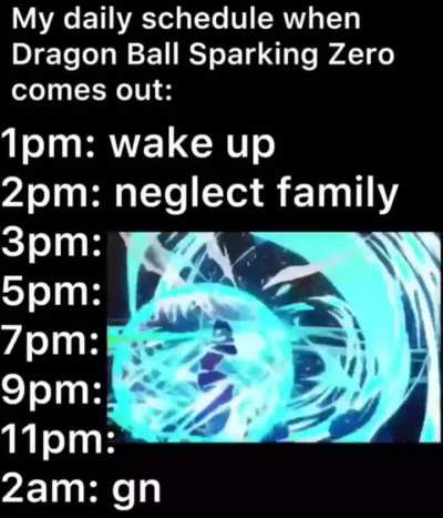 ITS 3PM PST WE ARE OFFICALY 1 WEEK AWAY FROM SPARKING ZERO