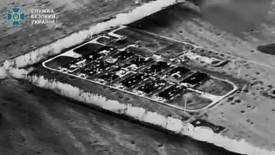 Operators of the CSO A SBU used FP-2 drones with a 105 kg warhead to strike Russian equipment and personnel in the rear. Published October 10th, 2025.