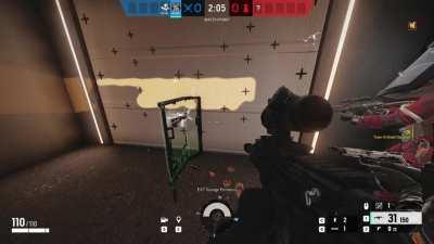 How to break holes into electrocuted walls 101