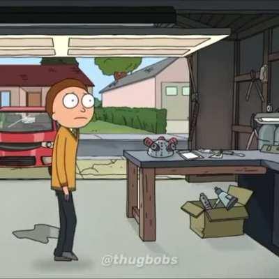 MORTY IM IN FORTNITE (RICK TRAVELED TO FORTNITE UNIVERSE)