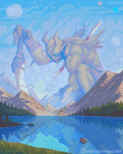 I had this scene in my head for some time, finally could make it happen!