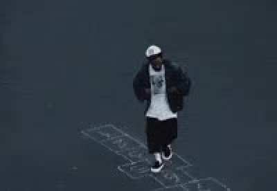 Kendrick the type of guy to play hopscotch like this.