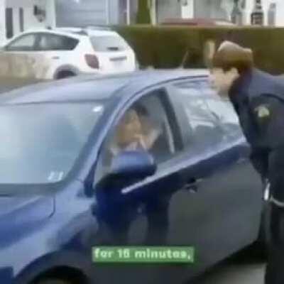 Wcgw smokin' pot inside car in the street