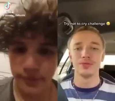 😭😭try not to cry challenge