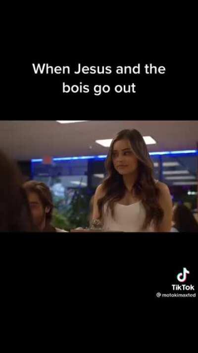 Jesus out with the bois