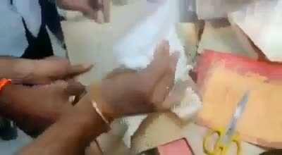 Discovering drugs hidden inside wedding invitations