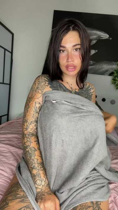 My new swimsuit perfectly emphasizes my figure