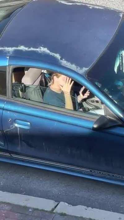 she sat there for over an hour doing this