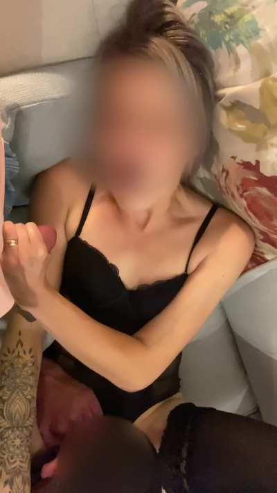 For 15 years I had only slept with my husband, until this night. I had fantasised over the thought of another guy but never thought it’d become a reality. But here I am, being given an orgasm by my husband’s friend! I never ever thought someone else could