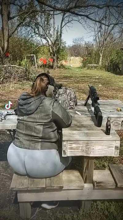 Took my wife to the range today.