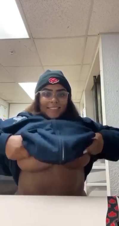 Hispanic with black tits?