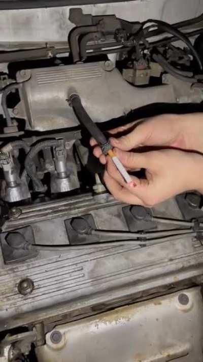 Gotta give my car it’s ciggy or it starts to get moody.