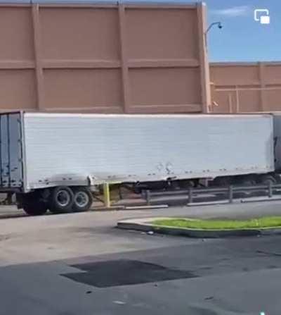 Just another trailer leaving the DC.