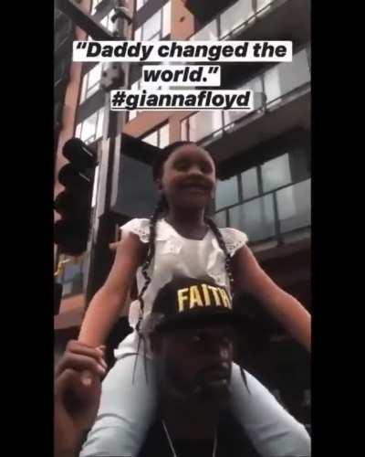 6 year old Gianna Floyd about her father, George Floyd