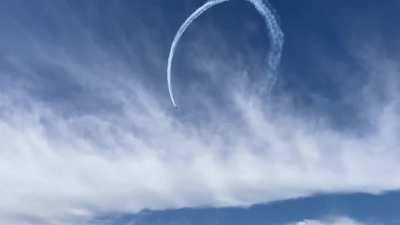 Rooftop view of The Blue Angels from Nob Hill