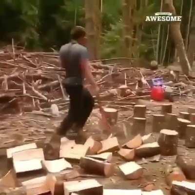 Так и по ногам можно хряпнуть