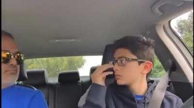 Dad taking Son on his first drive.