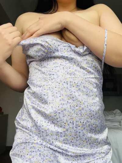 make my little titties bounce for you