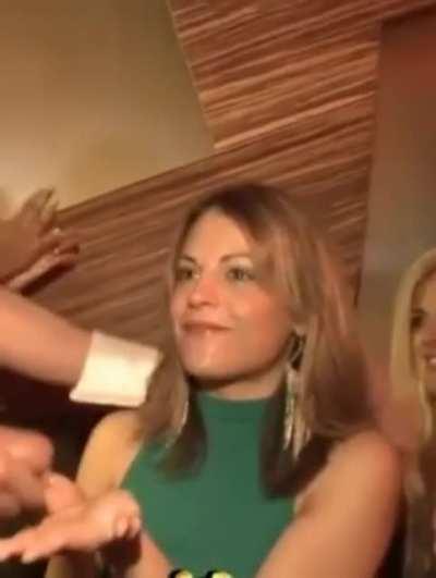 At first she tried to hide her disgust, then she realizes there is no point.