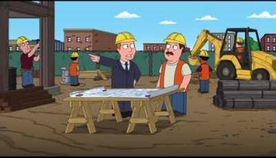 Businessman in a hard hat ^TM